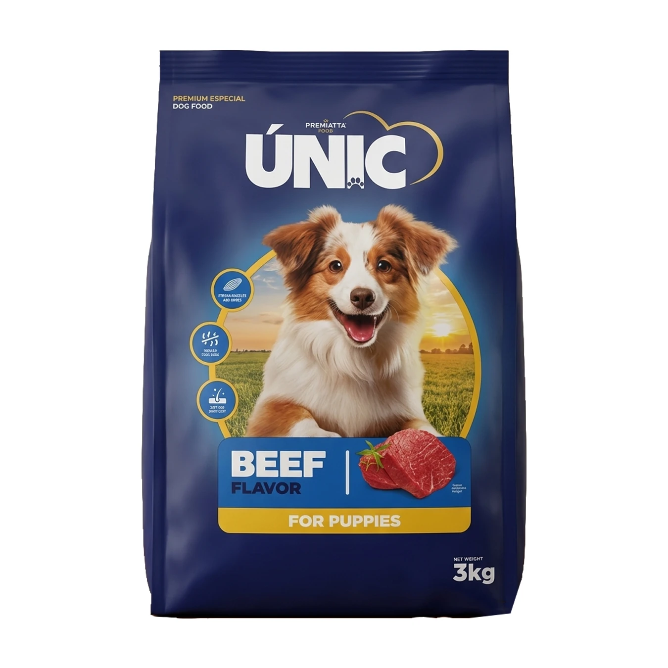 DOG UNIC FOR PUPPIES BEEF FLAVOR